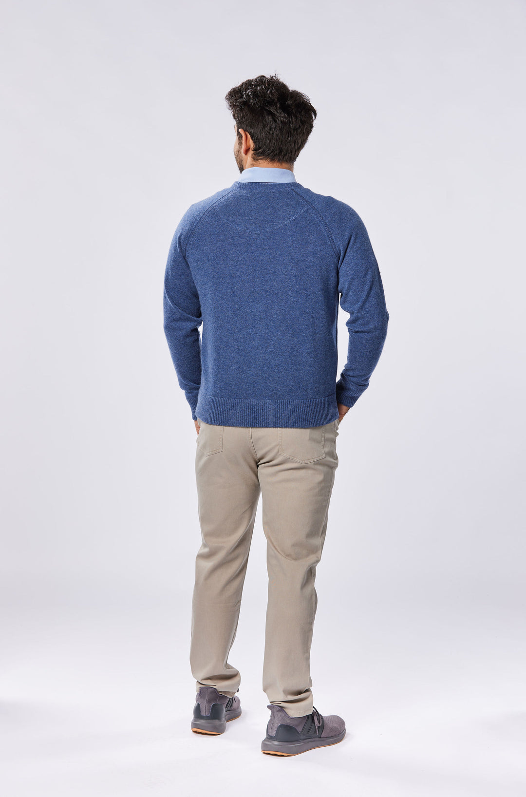 Cashmere Crewneck for Guys Under 5'9"