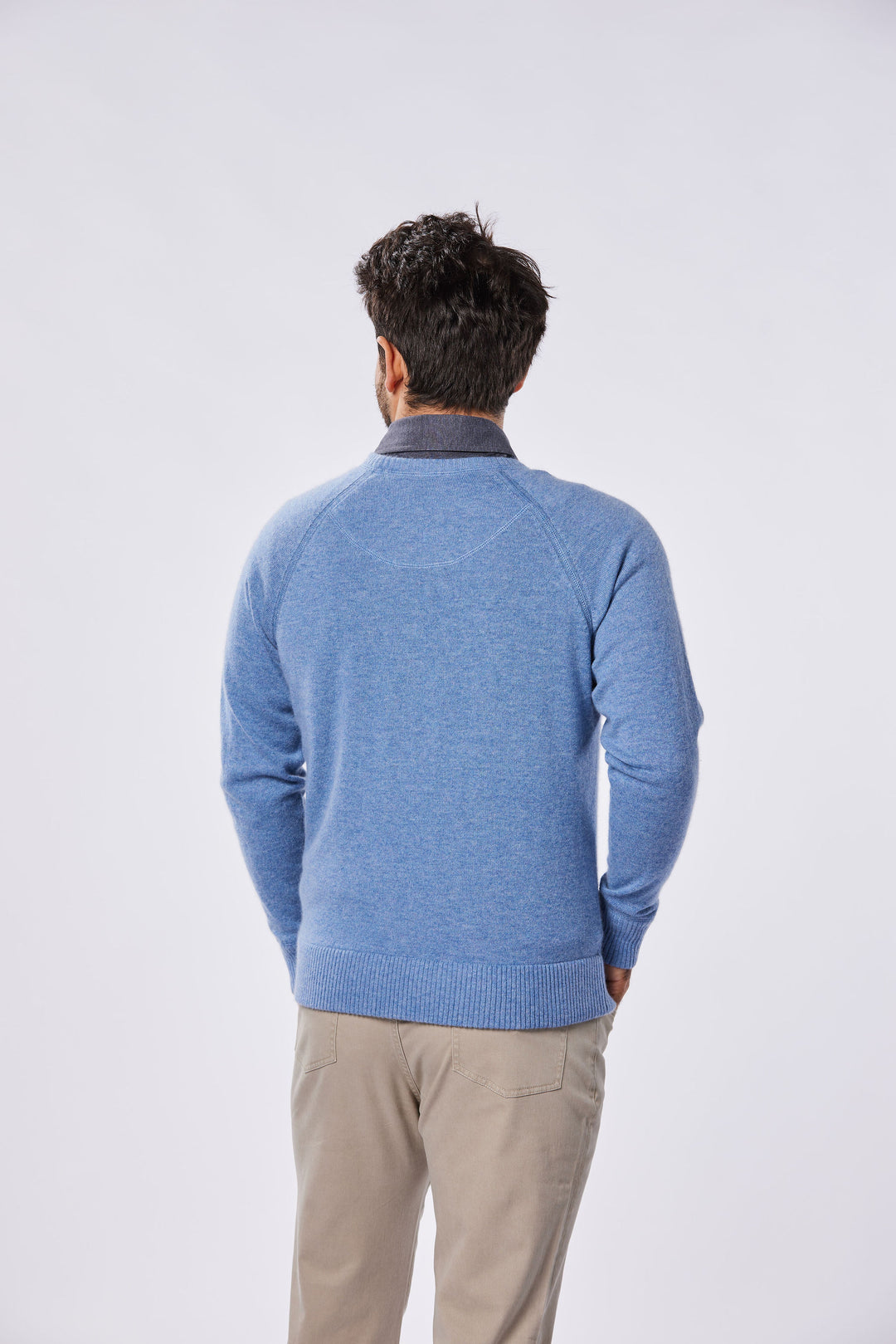 Cashmere Crewneck for Guys Under 5'9"