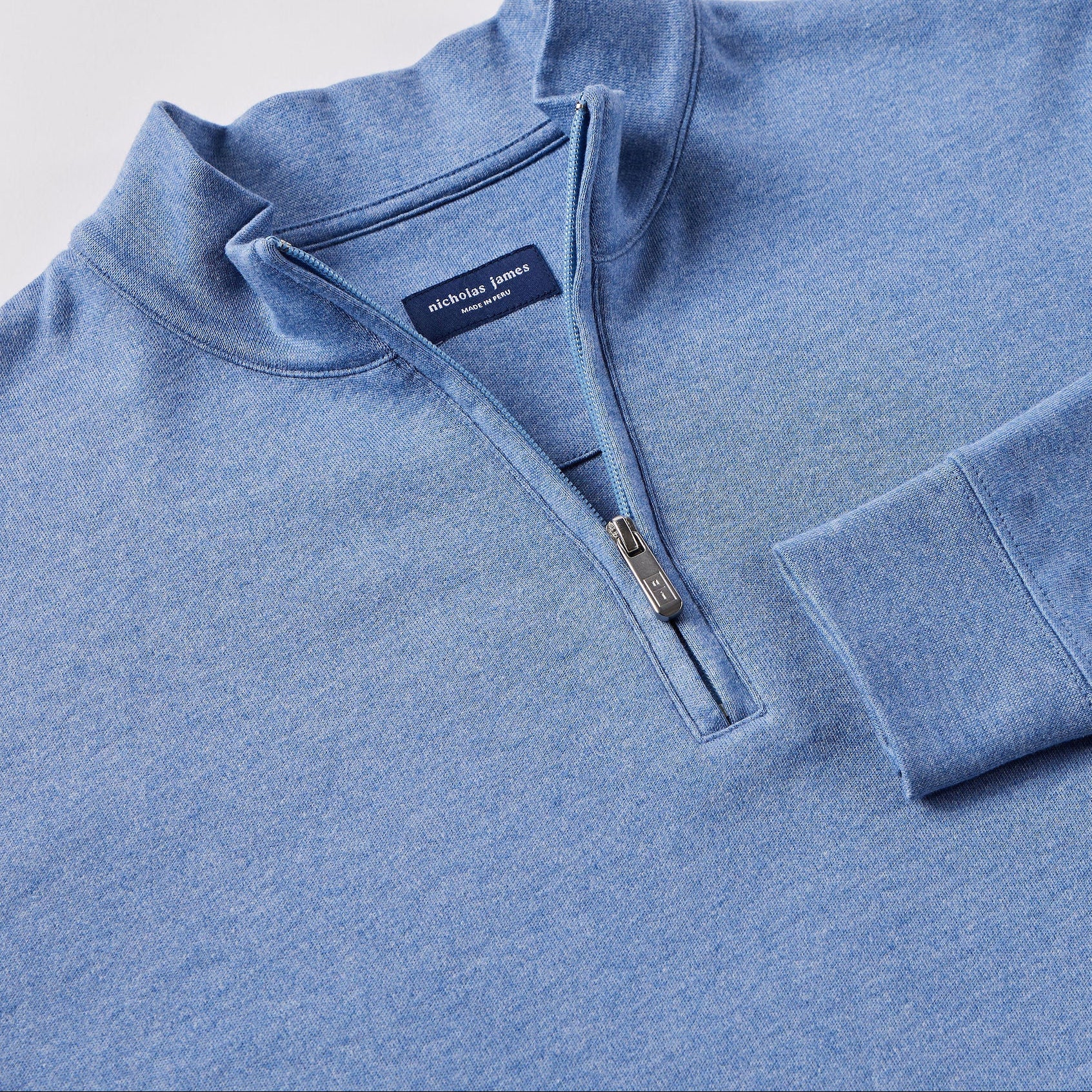 Pima Cotton Quarter Zip – nicholas james